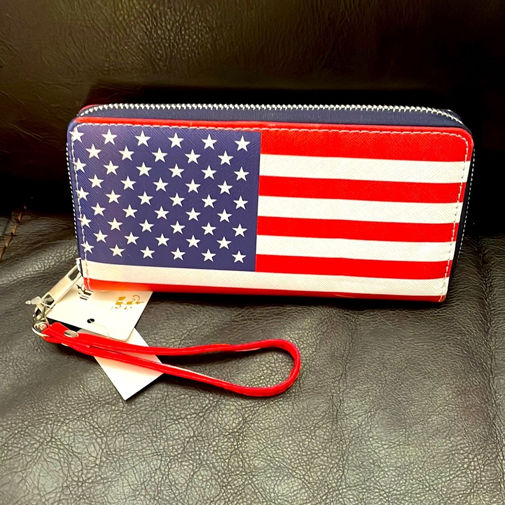American flag wallet